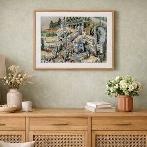 Crown of the Valley – Limited Edition Signed Art Print by Kurt Xu 12x16